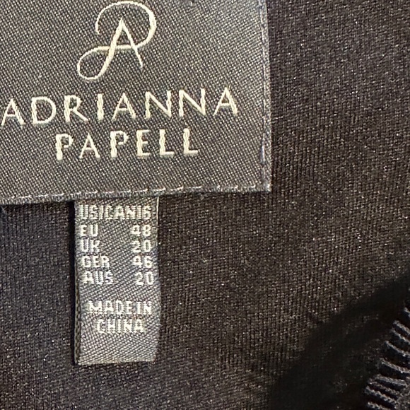 Adrianna Papell Black Lace Midi Dress - Picture 7 of 10